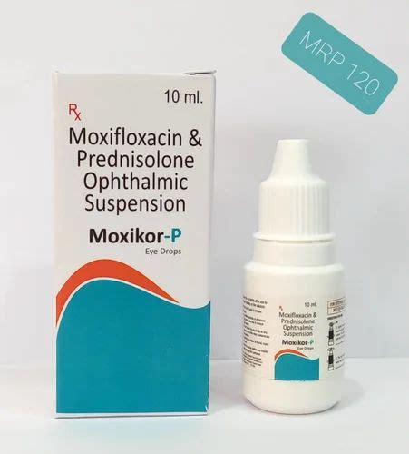 Moxifloxacin Prednisolone Ophthalmic Suspension Eye Drops At Rs 120 Bottle Manimajra Id