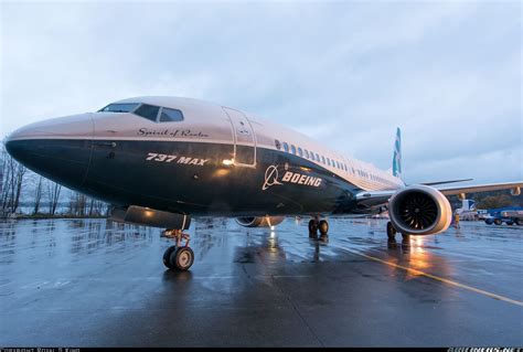 Boeing 737 8 Max N8701q Spirit Of Renton On Its Official Rollout Day