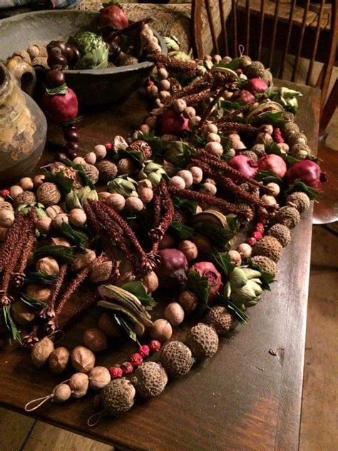 Fall Garlands Christmas Garland Christmas Decorations Primitive Christmas Country Christmas