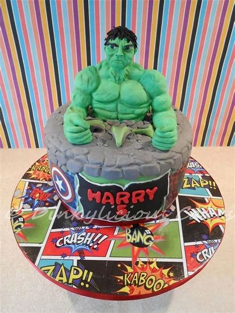 Hulk Smassssh Cake Decorated Cake By Dinkylicious Cakes Cakesdecor