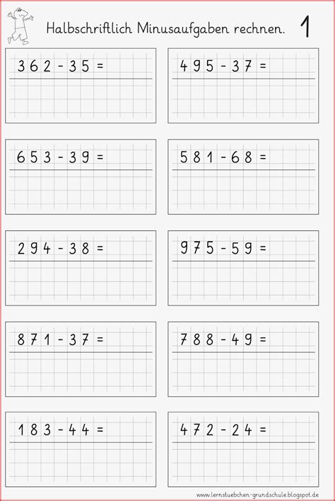 Fabelhaft Mathe Arbeitsbl Tter Schriftliche Multiplikation F R Deinen