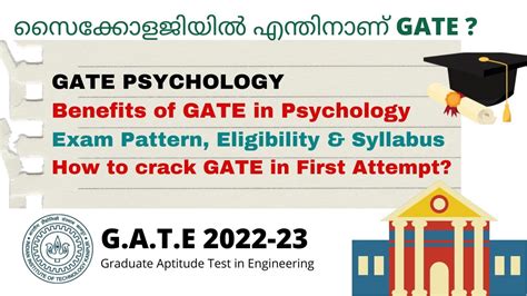 Psychology GATE Exam Benefits Of Qualifying GATE Exam Pattern