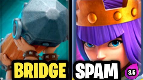 No dejes de meter PRESIÓN con este MAZO de BRIDGE SPAM Clash Royale