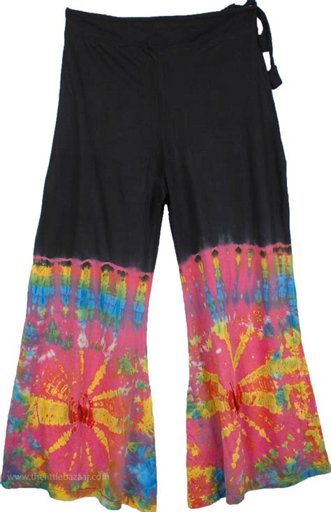 Tie Dye Wide Leg Hippie Lounge Trousers Etsy