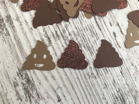 Poop Emoji Party Confetti Party Decorations Emoji Party | Etsy