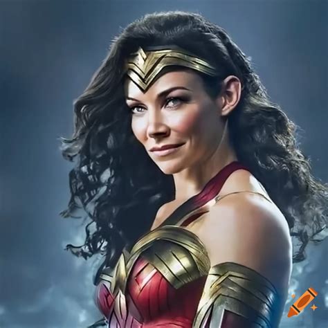 Hannah Waddingham As Wonder Woman On Craiyon