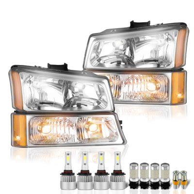 Chevy Avalanche 2003 2006 Headlights LED Bulbs Complete Kit