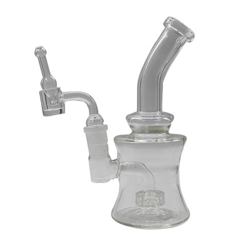 Mini Glass Dab Rig Qube Nyc