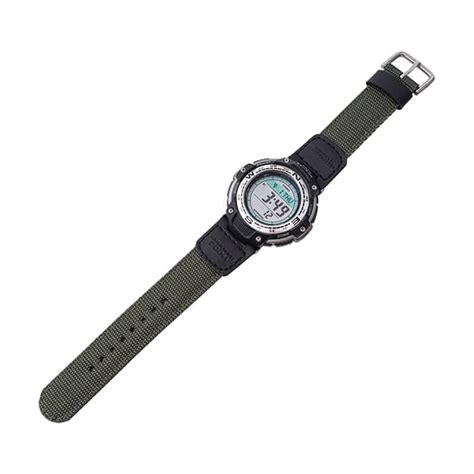 Casio G Shock Sgw Nylon Watch Strap Green Invella