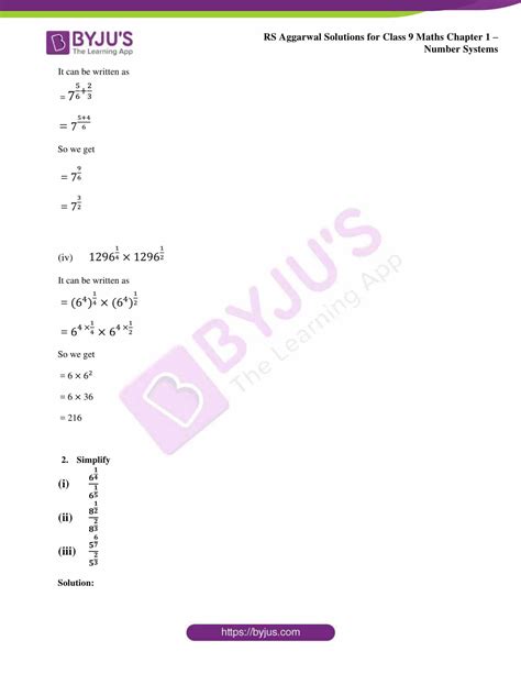 RS Aggarwal Solutions For Class 9 Exercise 1G Chapter 1 Number Systems