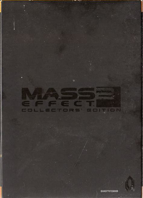 Mass Effect 2 Collectors Edition Cover Or Packaging Material Mobygames