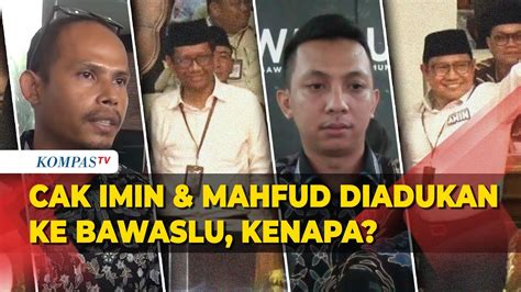 Cak Imin Dan Mahfud MD Dilaporkan Ke Bawaslu Buntut Pantun Ajak Memilih