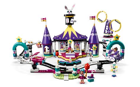 Amazon LEGO Friends Magical Funfair Roller Coaster 41685 Building