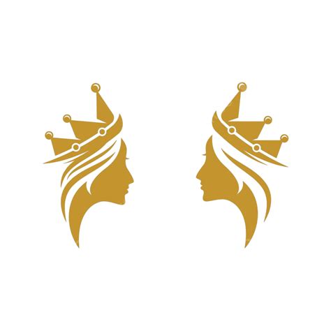 Crown Logo Silhouette Png Transparent Crown Logo Template Vector Icon