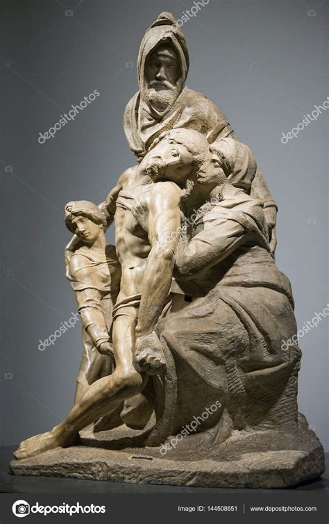 Michelangelo's Pieta, Museo dell'Opera del Duomo, Florence – Stock ...