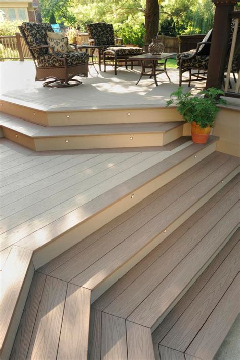 TimberTech AZEK Harvest Collection Decking In Brownstone Contemporary