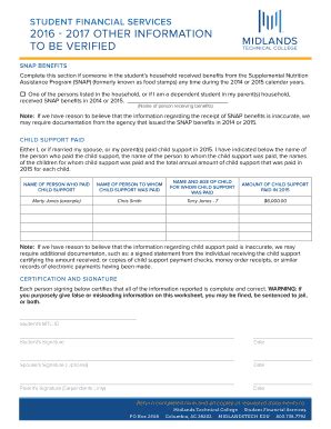 Fillable Online Midlandstech TO BE VERIFIED Fax Email Print PdfFiller