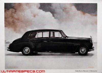 Rolls Royce Phantom VI specs, dimensions