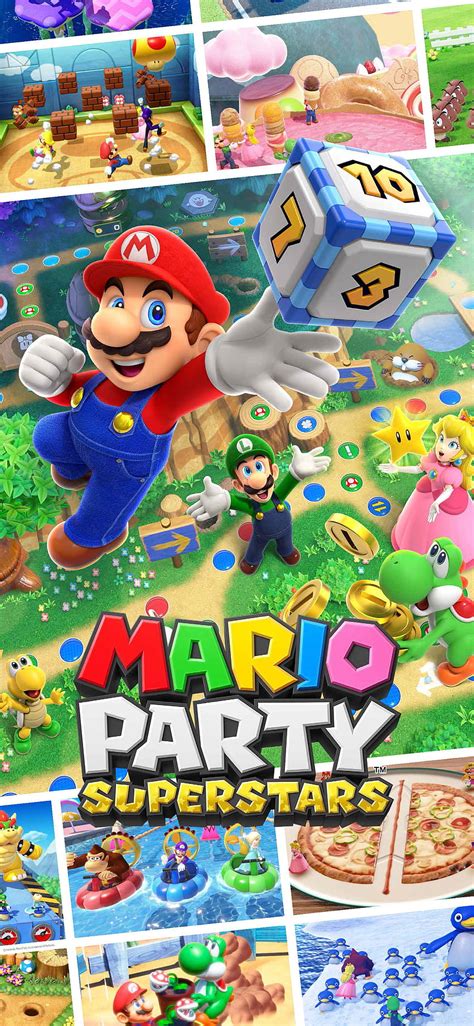 Mario Party Superstars Juego Nintendo Yoshi Dados Melocotón Luigi