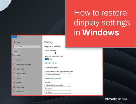 Reset Windows Display Settings Techy Hit Tools