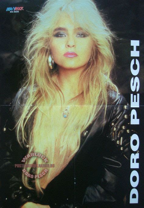 WARLOCK DORO PESCH Posters Magazines Articles Collection