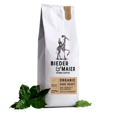 Kaffeebohnen Bieder Maier ORGANIC DARK ROAST 1 Kg