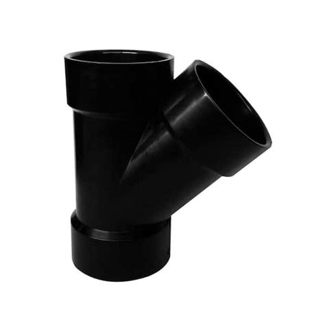 Vpc In Abs Plastic Dwv Degree All Hub Wye Fitting Ln Lb