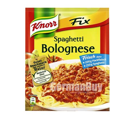 Knorr Fix Spaghetti Bolognese Sauce Mix Buy German