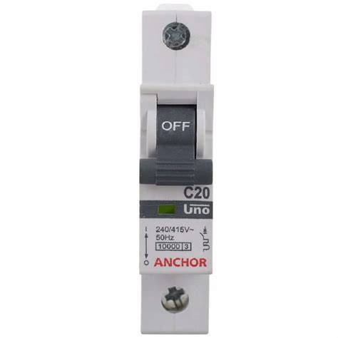 Tiny Trip 32A Anchor Uno Single Pole MCB At Rs 105 Piece In Chennai