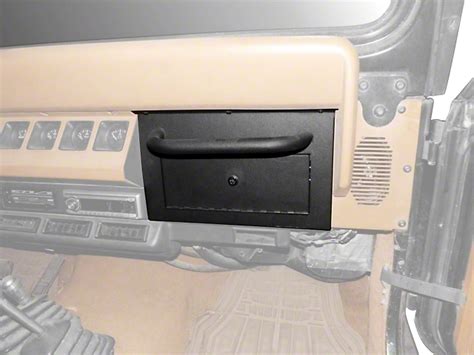 Smittybilt Jeep Wrangler Vaulted Glove Box 812101 87 95 Jeep Wrangler Yj