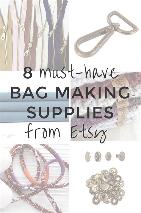 8 Stylish Sewing & Bag Making Supplies on Etsy | Radiant Home Studio