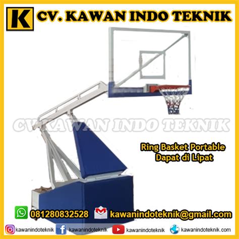 Ring Basket Portable Dapat Dilipat Hidrolik Manual CV Kawan Indo Teknik