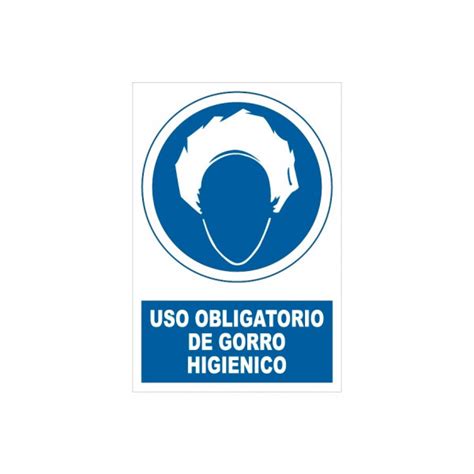 Uso De Gorro Higienico Con Rotulo Obligacion