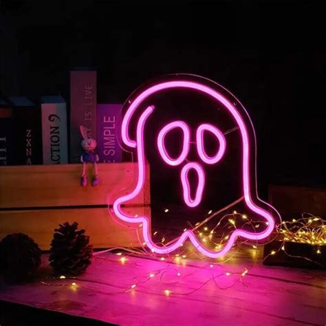 Ghost Neon Sign Bgneon