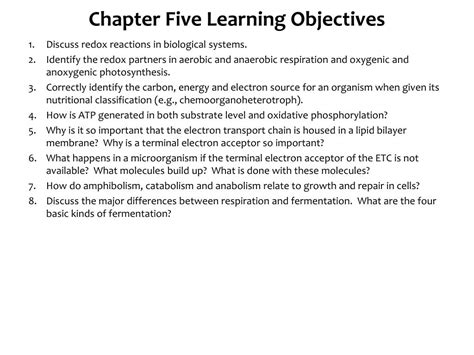 Ppt Chapter Five Microbial Metabolism Powerpoint Presentation Free