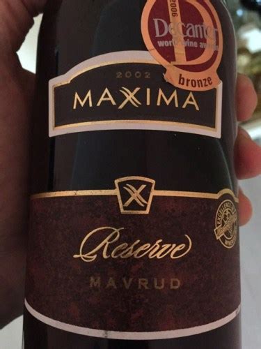 Maxima Reserve Mavrud Vivino