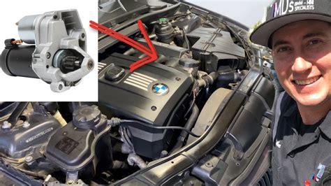 Bmw Series Starter Replacement How To Youtube