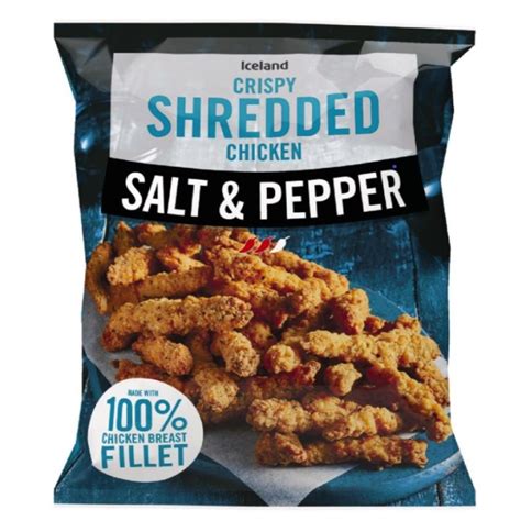 Iceland Salt And Pepper Crispy Shredded Chicken 450g Crispy Shredded