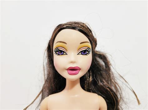 My Scene Fab Faces Nolee Barbie Doll Nude Face Changing Emotions Mattel