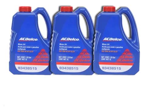 Aceite Acdelco 20w50 Multigrado 15lt Envío gratis