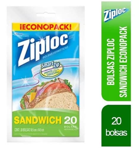 Ziploc Bolsas Para Sandwich Economax Bolsas Caja Mercadolibre