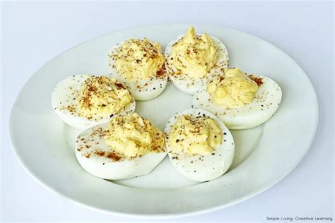 Easy Devilled Eggs Simple Living Creative Learning