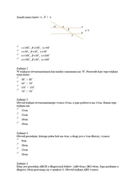 Figury Na Płaszczyźnie Klasa 6 Pdf