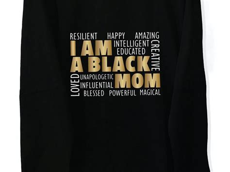 I Am A Black Mom Svg Black Mom Svg Black History Month Svg Etsy