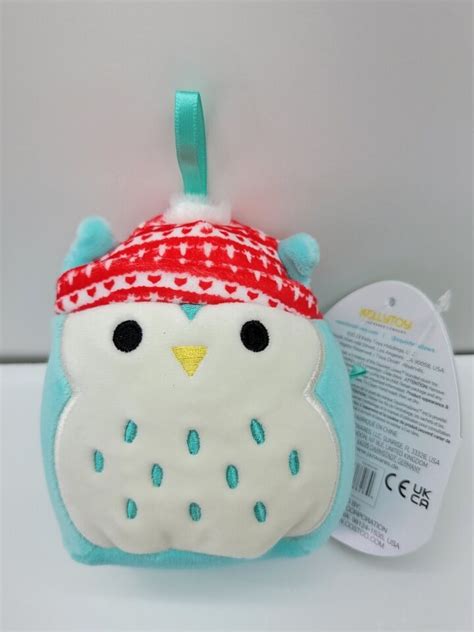 Squishmallow Winston The Owl Ornament Collectible 4 Plush NWT EBay