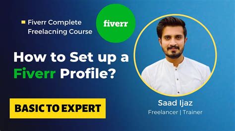 Fiverr Complete Training Course How To Set Up A Profile On Fiverr Basic To Expert Step By