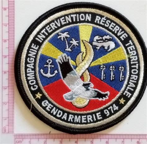 Ecusson Police Gendarmerie Patch Badge La Reunion Compagnie