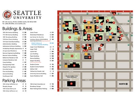 Seattle U Campus Map Verjaardag Vrouw 2020