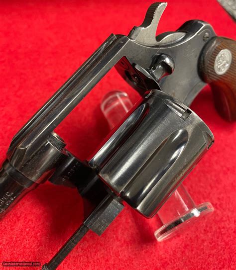 Vintage Colt Detective Special Second Issue 38 Special Snub Nose Revolver Manufactured In 1962