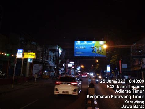 Billboard Jl Tuparev Karawang Aficomm